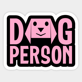 Dog Person Sticker